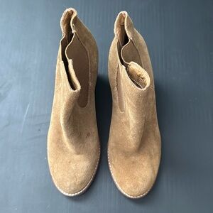 Lucky Brand Ankle Booties with Wedge Heel Size 8.5